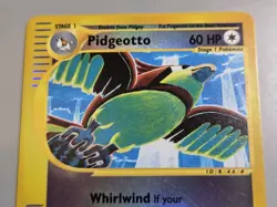 Pokemon Base Set Expedition #88/165 Reverse Holo PIDGEOTTO --not played-- - Image 2