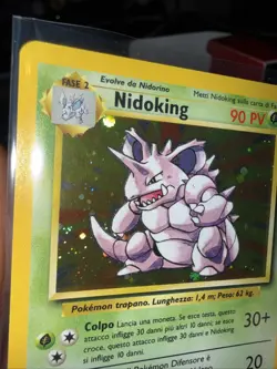 NIDOKING Pokemon TCG 11/102 Base Set Holo **ITALIAN** LP - Image 4