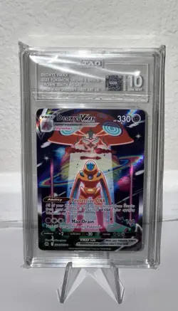 Pokemon TCG Deoxys VMAX GG45/GG70 Crown Zenith Galarian Gallery TAG 10 - Image 1