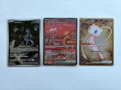 Pokemon! TCG 151 UPC Promo Set Mew, Mewtwo, & Metal Mew **UNSEALED** - Image 1