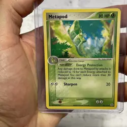 Pokemon Metapod - ex FireRed & LeafGreen 39/112 2004 NM Pokemon Uncommon Vintage - Image 1