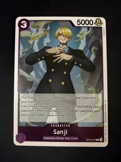 Sanji OP12-070 R NM Foil One Piece Card Game – Legacy of the Master – English - Image 1