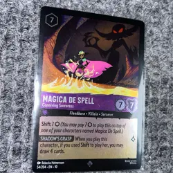 Disney Lorcana WitW Magica De Spell Conniving Sorceress 54/204 Cold Foil - Image 3