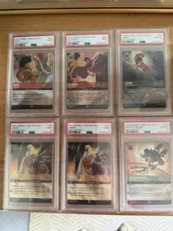 2023 DISNEY LORCANA EN 1-THE FIRST CHAPTER ENCHANTED x6 MAUI MICKEY SIMBA PSA - Image 1