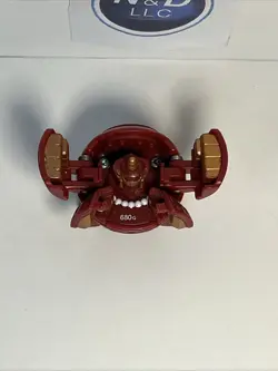 Bakugan Pyrus 680G Fortress Figure Battle Brawlers W/Card RARE - Image 3