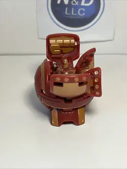 Bakugan Pyrus 680G Fortress Figure Battle Brawlers W/Card RARE - Image 4