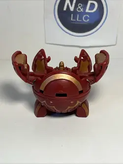 Bakugan Pyrus 680G Fortress Figure Battle Brawlers W/Card RARE - Image 5