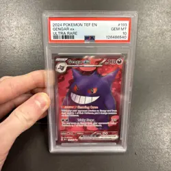 Pokemon TCG Gengar EX Temporal Forces Ultra Rare Card 193/162 PSA 10 - Image 1