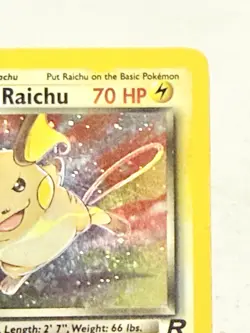 Pokemon Dark Raichu Team Rocket Secret Rare Holo Card 83/82 2000 Wizards - Image 3