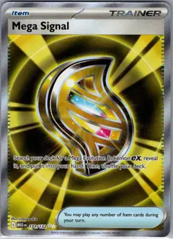 Mega Signal 171/132 ME01: Mega Evolution - Pokemon Card - NM - Image 1