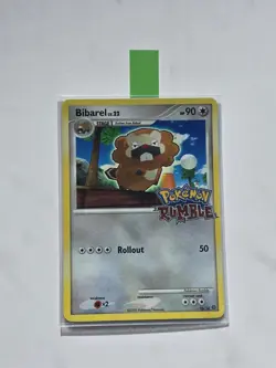 Pokemon Card Bibarel 16/16 lv.22 Rumble Wii Nintendo Promo Rare Vintage NM 2009 - Image 2