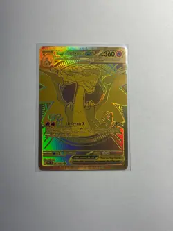 Mega Charizard X ex 130/094 Hyper Rare Gold Card Mint Condition - Image 1