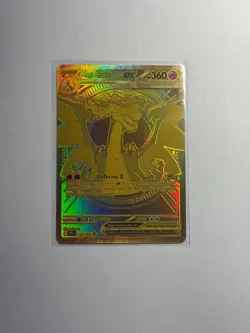 Mega Charizard X ex 130/094 Hyper Rare Gold Card Mint Condition - Image 2