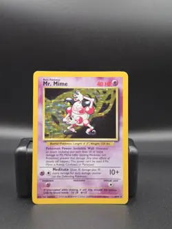 Mr. Mime (No Symbol) Holo Rare Jungle 6/64 Pokemon Card - WOTC 1999 NM - Image 1