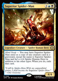 MTG Superior Spider-Man 155 Rare Foil Marvel Spider-Man - Image 1