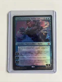 MTG / Kaito, Cunning Infiltrator / FDN / #0044 / FOIL / Mythic / NM a16 - Image 1