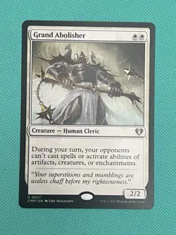 Grand Abolisher Commander Masters Rare Creature White Regular 27 2023 MTG NM - Image 1