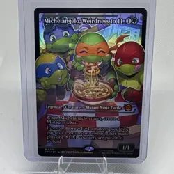 MTG- Michelangelo, Weirdness to 11 Showcase Foil, 0288 TMNT - Image 1