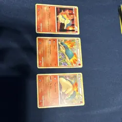 Pokemon TCG 2011 Nintendo Cyndaquil Quilava Typhlosion 3-Card Lot Regular Finish - Image 1