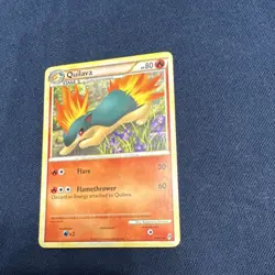 Pokemon TCG 2011 Nintendo Cyndaquil Quilava Typhlosion 3-Card Lot Regular Finish - Image 4