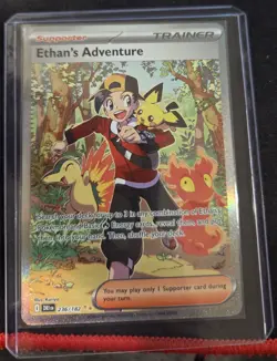 Pokemon Ethan's Adventure 236/182 SIR Destined Rivals Pack Fresh NM/M - Image 1
