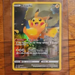 Pokemon Pikachu Ultra Rare Full Art Holo Crown Zenith GG30/GG70 Basic - Image 1