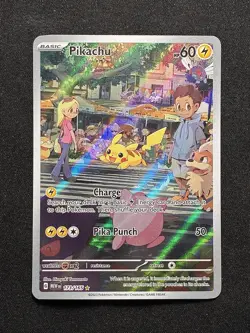Pokemon TCG - Pikachu 173/165 Illustration Rare - 151 - English - NM - Image 1