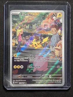 Pokemon TCG - Pikachu 173/165 Illustration Rare - 151 - English - NM - Image 3