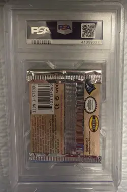 1st Edition Pokemon Fossil Booster Pack Zapdos PSA 10 - Image 2