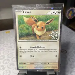(SEALED) Eevee - 133/165 Stamped Promo (Holiday Calendar) Pokemon TCG - Image 3