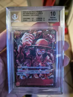 bgs10 Monkey D. Luffy ST10-006 Championship 2023 Top ONE PIECE Card Eng - Image 3