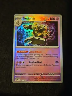 Dusknoir PRE 037/131 Prismatic Evolutions Poke Ball Rare Holo Card Pokemon NM - Image 1