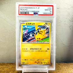 PSA 10 Pikachu 197/SV-P Gym Promo Mew Japanese Pokemon Card 2024 Nintendo - Image 1
