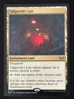 1x MTG Valgavoth's Lair - Duskmourn: House of Horror (DSK) #271 - Magic - Image 1