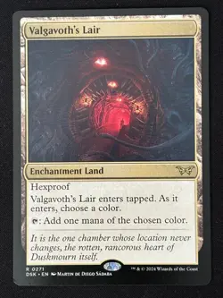 1x MTG Valgavoth's Lair - Duskmourn: House of Horror (DSK) #271 - Magic - Image 3