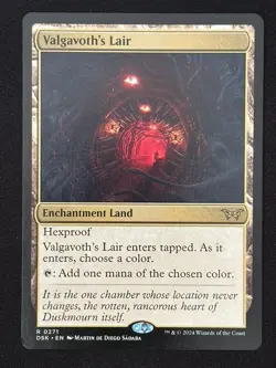1x MTG Valgavoth's Lair - Duskmourn: House of Horror (DSK) #271 - Magic - Image 5