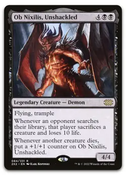 Ob Nixilis, Unshackled #84 (NM) Double Masters 2022 2X2 Magic MTG - Image 1
