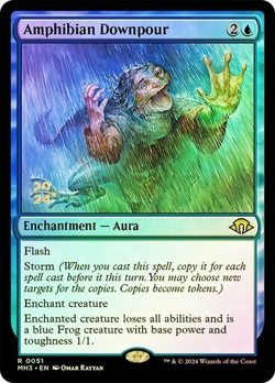 mtg magic Amphibian Downpour FOIL ENGLISH Trombe d'eau amphibienne - Image 1