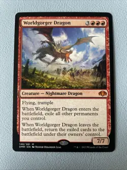 Worldgorger Dragon [Dominaria Remastered] Near Mint - Image 1