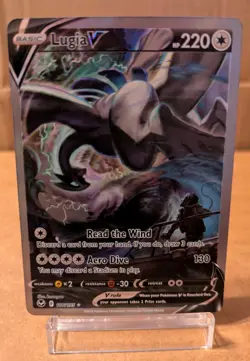 Lugia V 186/195 (Alternate Art) SWSH12: Silver Tempest PACK FRESH **NEAR MINT** - Image 1