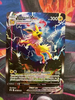 Pokemon Jolteon VMAX SWSH184 Black Star Promo Alternate Art NM - Image 1