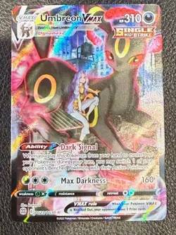 Pokemon TCG Umbreon VMAX TG23/TG30 Brilliant Stars Trainer Gallery NM Condition - Image 1
