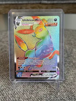 Umbreon VMAX 2021 Evolving Skies #214/203 Secret Rainbow Pokemon TCG - Image 2