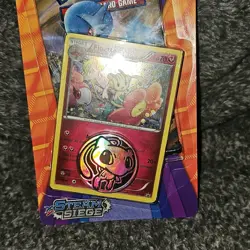 Pokemon Steam Siege Booster Pack (1) Floette Promo Card Mew Coin brand new - Image 3