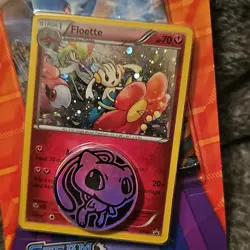 Pokemon Steam Siege Booster Pack (1) Floette Promo Card Mew Coin brand new - Image 4