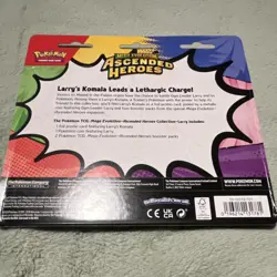Pokemon Mega Evolution Ascended Heroes Komala Larry Promo Kit Sealed - Image 2