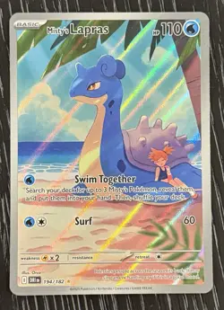 Pokemon Misty's Lapras 194/182 Sv10: Destined Rivals Illustration Rare Holo - Image 1