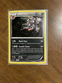 Pokemon TCG Umbreon XY96 Black Star Promo *played condition - Image 1