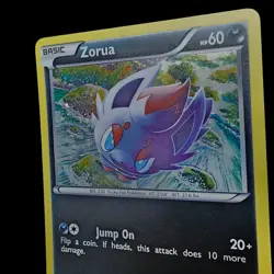 Pokemon Black & White Promo Rare Holo Zorua BW12 - Image 3
