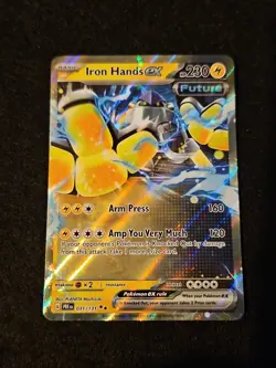 Iron Hands Ex 31/131 Pokemon TCG S&V Prismatic Evolutions Double Rare Holo NM - Image 1